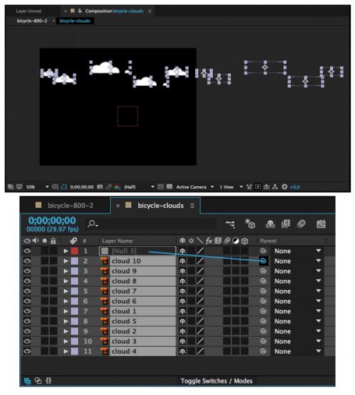 آموزش متحرک سازی دوچرخه در افترافکت